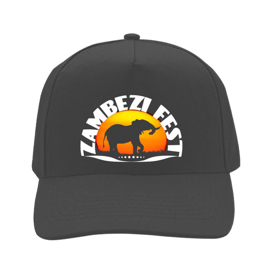 Zambezi Fest Black Five Panel Baseball Cap