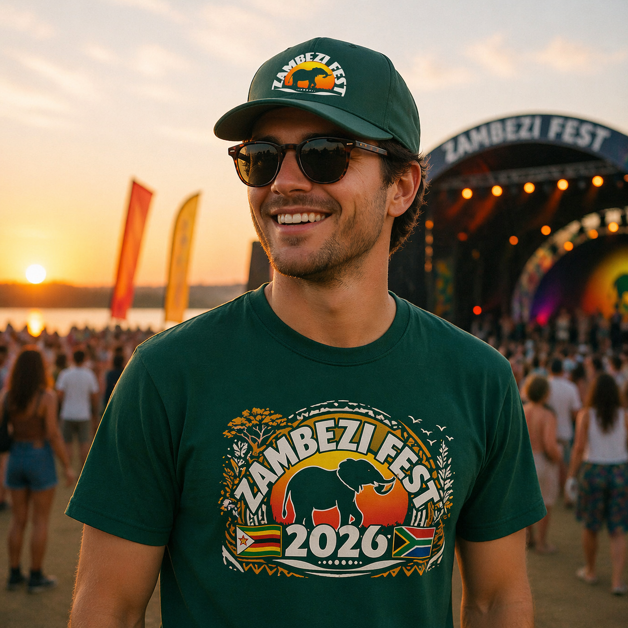 Zambezi Fest Five Panel Baseball Caps