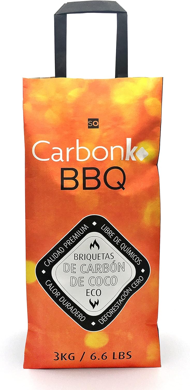 CarbonKO - Premium Coconut Shell Briquettes 3kg