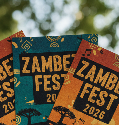Zambezi Fest 2026 music festival tickets in a persons hand